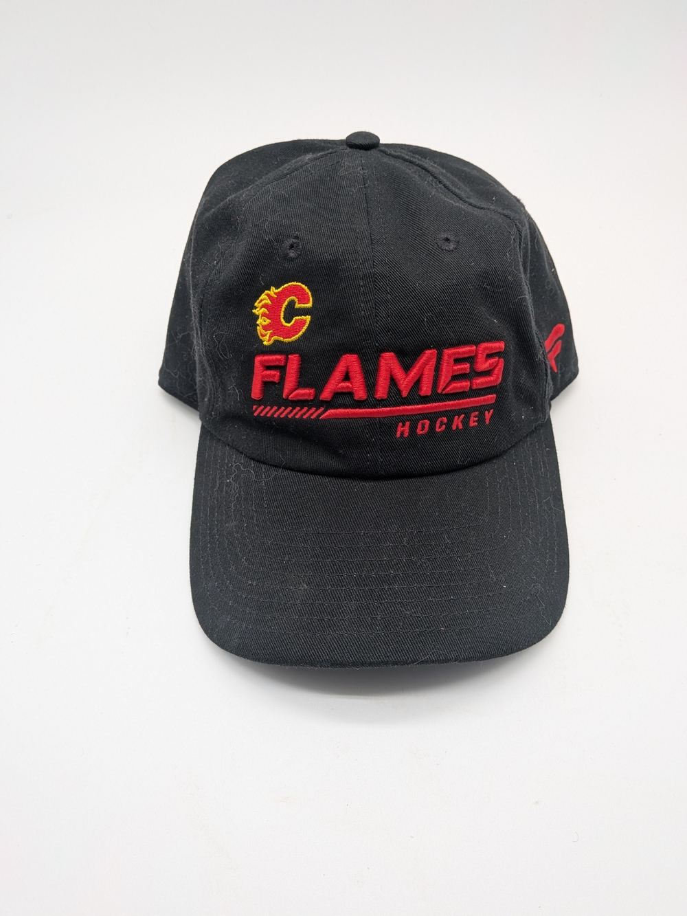 Calgary Flames Fanatics Rinkside Fundamental Adjustable Hat Cap Black